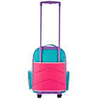 Alternate image 1 for Stephen Joseph&reg; Mermaid Classic Rolling Luggage in Pink/Blue