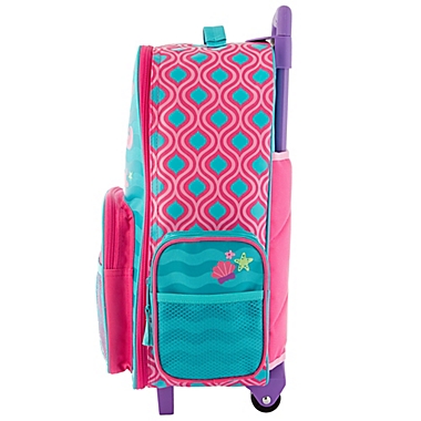 Stephen Joseph&reg; Mermaid Classic Rolling Luggage in Pink/Blue. View a larger version of this product image.