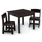 Alternate image 0 for Delta Children&reg; MySize 3-Piece Table and Chairs Set in Dark Chocolate