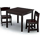 Alternate image 1 for Delta Children&reg; MySize 3-Piece Table and Chairs Set in Dark Chocolate