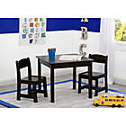 Alternate image 2 for Delta Children&reg; MySize 3-Piece Table and Chairs Set in Dark Chocolate