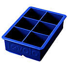 Alternate image 1 for Tovolo&reg; Silicone King Ice Cube Trays in Blue (Set of 2)