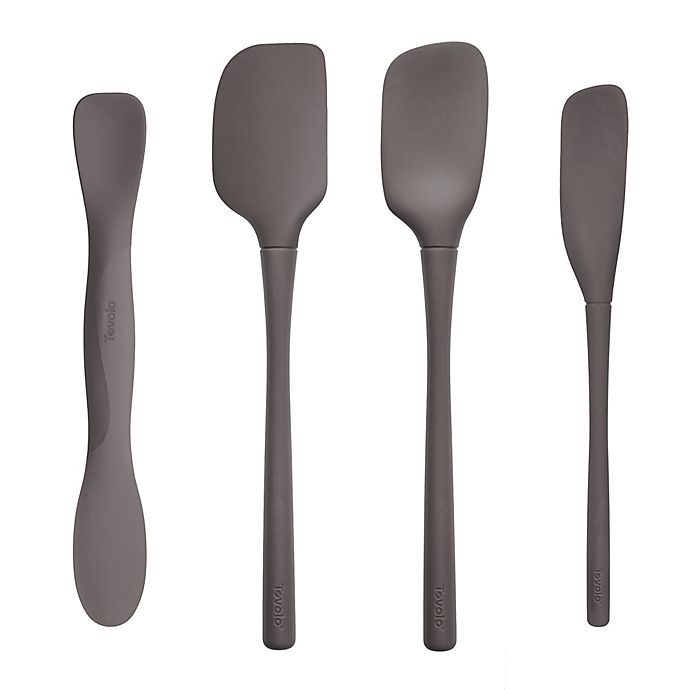 Tovolo® 4-Piece Silicone Spatula Set in Grey | Bed Bath & Beyond