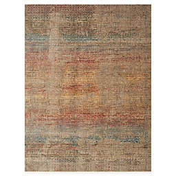Loloi Rugs Javari Abstract 2'6 x 4' Accent Rug in Smoke/Prism