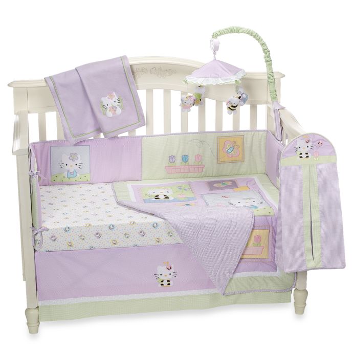 Lambs Ivy Hello Kitty Friends 5 Piece Crib Bedding Set And