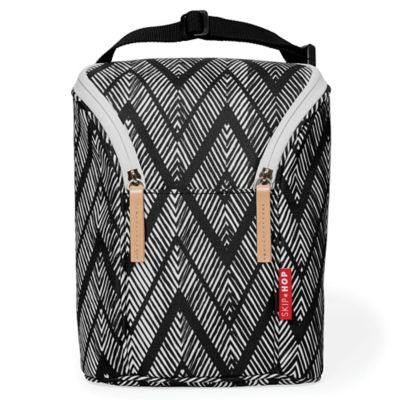skip hop double bottle bag