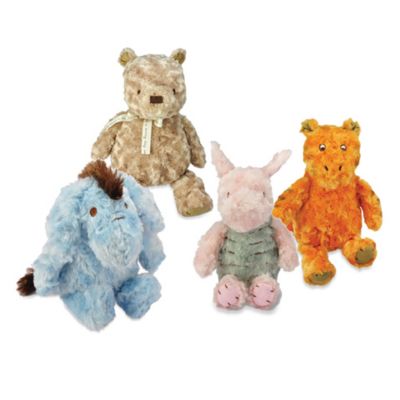 classic pooh stuffed animal set