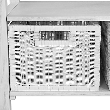 Southern Enterprises Sheldrake Bakers Rack in White. View a larger version of this product image.