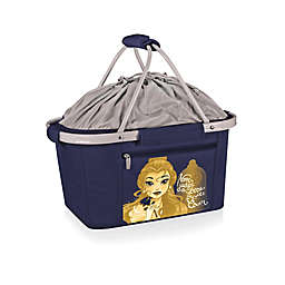 Picnic Time&reg; Disney&reg; Beauty &amp; the Beast Metro Basket Cooler Tote in Navy