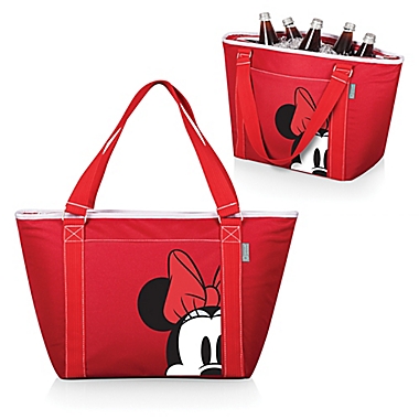 Picnic Time&reg; Disney&reg; Minnie Mouse Topanga Cooler Tote in Red. View a larger version of this product image.