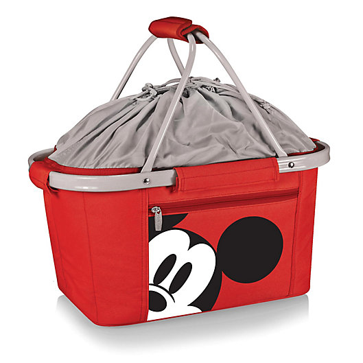 Alternate image 1 for Picnic Time® Disney® Mickey Mouse Metro Basket Cooler Tote in Red