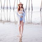 Alternate image 1 for Zalamoon Nursing Shawl in Cloud Blue