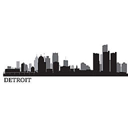 WallPops!® Detroit Cityscape Decal Kit in Black
