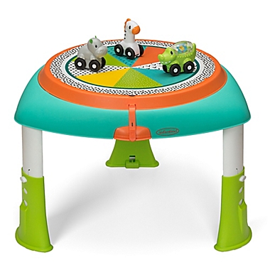 Infantino&reg; Sit, Spin &amp; Stand Transforming Seat &amp; Activity Table in Aqua. View a larger version of this product image.