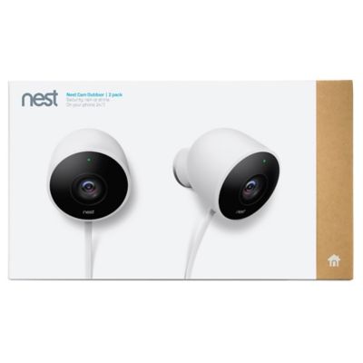 Two Google Nest Cam Outdoor security camera