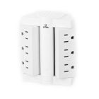 Alternate image 0 for Globe Electric 6-Outlet Swivel Surge Protector Wall Tap in White