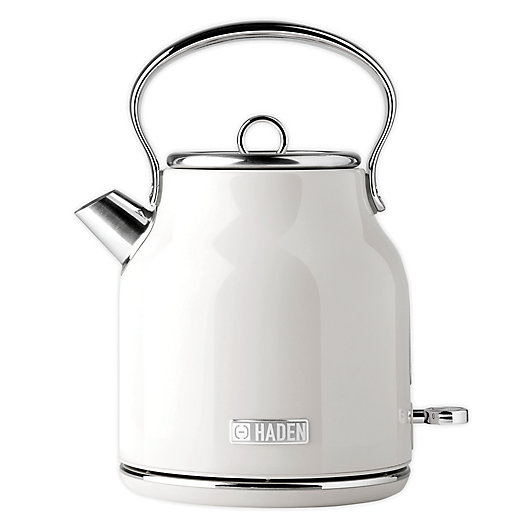 Alternate image 1 for Haden Heritage 1.7-Liter Electric Kettle in Ivory White