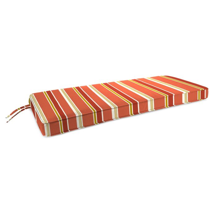 Jordan Manufacturing Heatwave Stripe Outdoor Bench Cushion