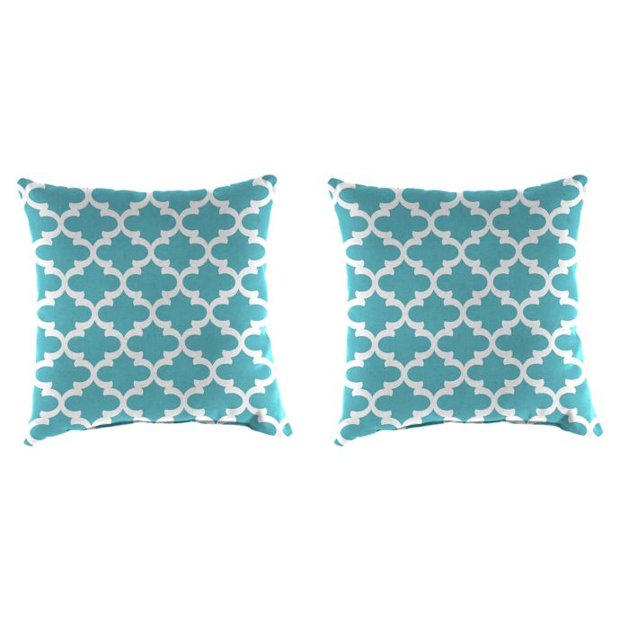 Jordan Manufacturing Print 18Inch Square Throw Pillows (Set of 2