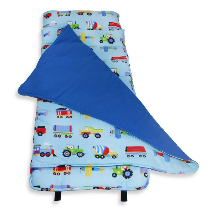 Wildkin Olive Kids Trains Planes And Trucks Nap Mat Bed Bath