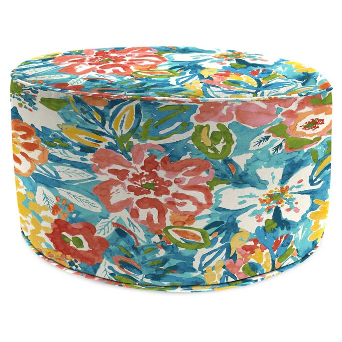 Jordan Manufacturing Sunriver 24-Inch Round Pouf Ottoman ...