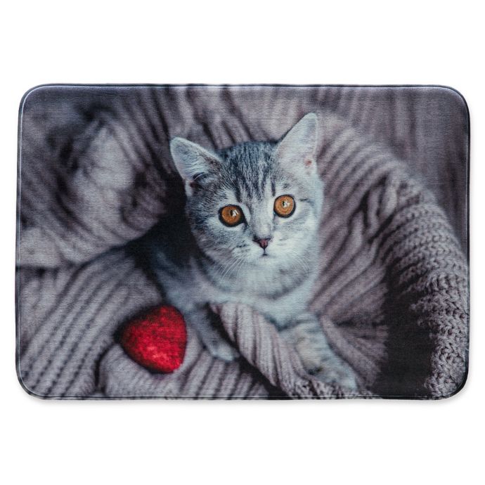 Pets Heart Whimsical Whiskers American Shorthair Kitchen Mat