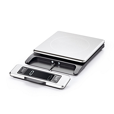 OXO Good Grips&reg; Stainless Steel Scale with Pull-Out Digital Display. View a larger version of this product image.