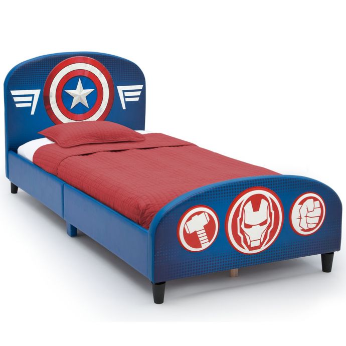 The Avengers Upholstered Twin Bed Bed Bath Beyond