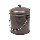 Alternate image 0 for Natural Home&trade; 1-Gallon Ceramic Compost Bin in Charcoal