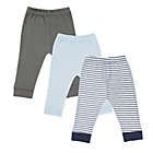 Alternate image 0 for Luvable Friends&reg; Size 0-3M 3-Pack Pants in Navy