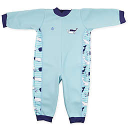 Splash About Size 6-12M Vintage Moby Wetsuit in Light Blue