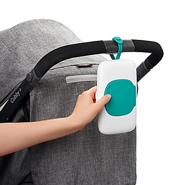 OXO tot&reg; On-the-Go Wipes Dispenser in Teal. View a larger version of this product image.