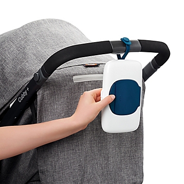OXO tot&reg; On-the-Go Wipes Dispenser in Navy. View a larger version of this product image.