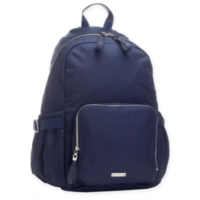 navy blue backpack diaper bag