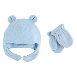 Luvable Friends® Fleece Hat and Mitten Set in Blue