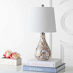 JONATHAN Y Mona 20.5" Mini Table Lamp in Seashell