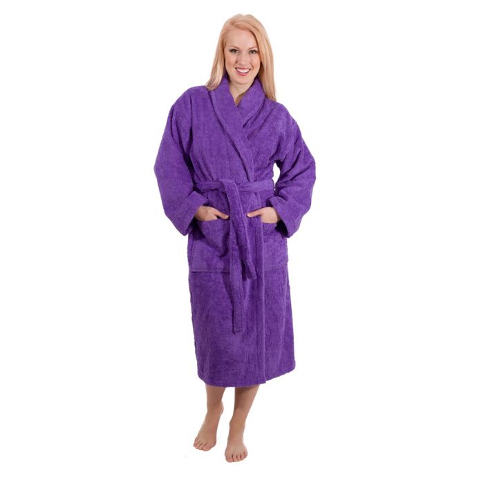 Salbakos Medium Adult Robe in Purple | Bed Bath & Beyond