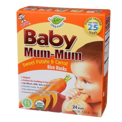 Hot-Kid&reg; 24-Count Baby Mum-Mum&reg; Sweet Potato and Carrot Rice Biscuits