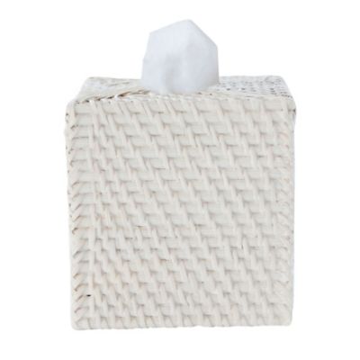 rattan tissue box