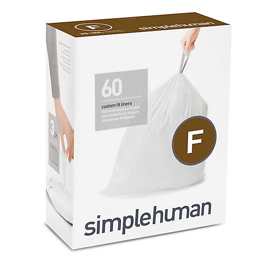 Alternate image 1 for simplehuman® Code F 25-Liter Custom Fit Liners