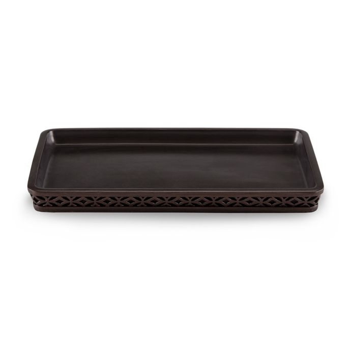 guest towel holder bronze