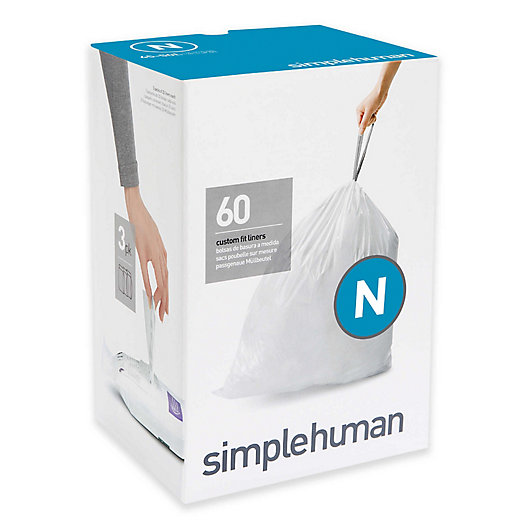 Alternate image 1 for simplehuman® Code N 45-50-Liter Custom-Fit Liners