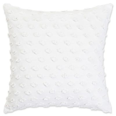 white decorative pillow