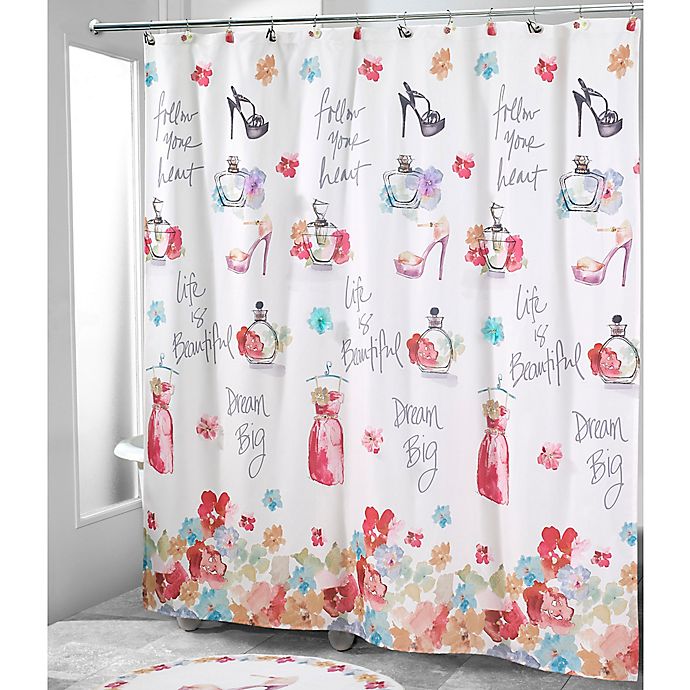 Avanti Linens Yara Collection Multi Shower Curtain