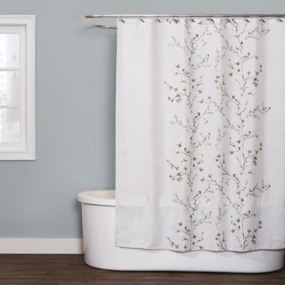 neutral shower curtains