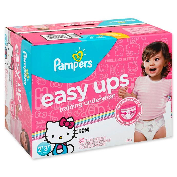 Home And Garden Pampers Easy Ups Training Underwear Girls 2t 3t 80 Count Diapering Coping Today