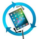 Alternate image 1 for CTA Digital Height-Adjustable Gooseneck Floor Stand For Tablets