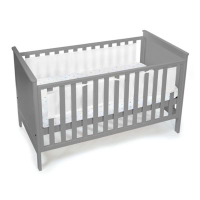 breathable mesh cot bumper