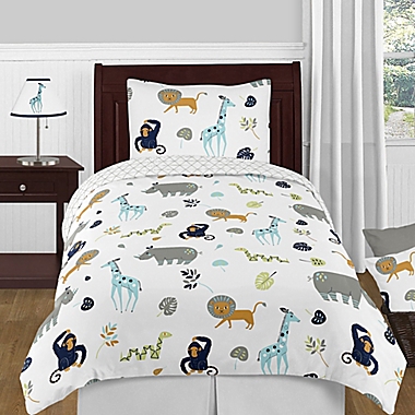 Sweet Jojo Designs Mod Jungle Bedding Collection. View a larger version of this product image.
