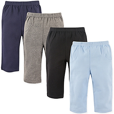 Luvable Friends&reg; Size 0-3M 4-Pack Solid Pants. View a larger version of this product image.